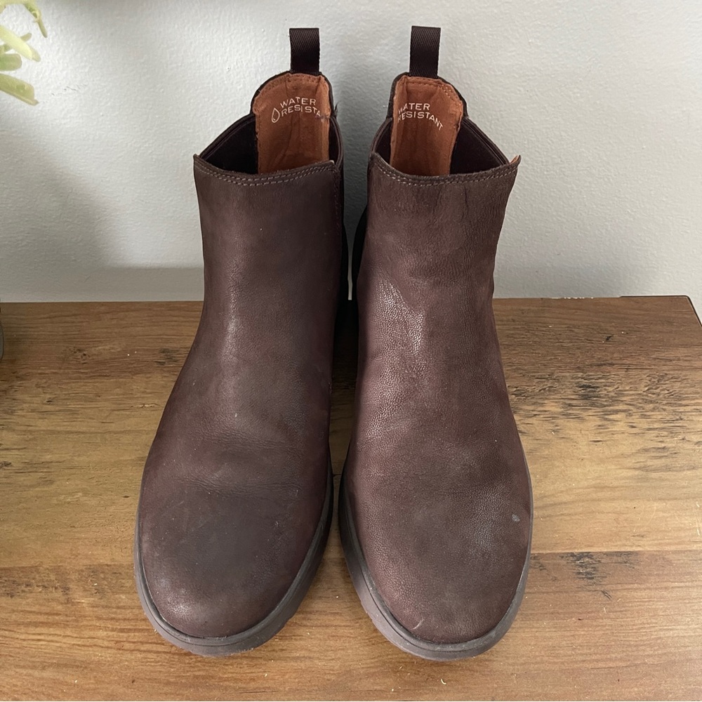 Vionic Water Resistant Brown Boots - Picture 2 of 11